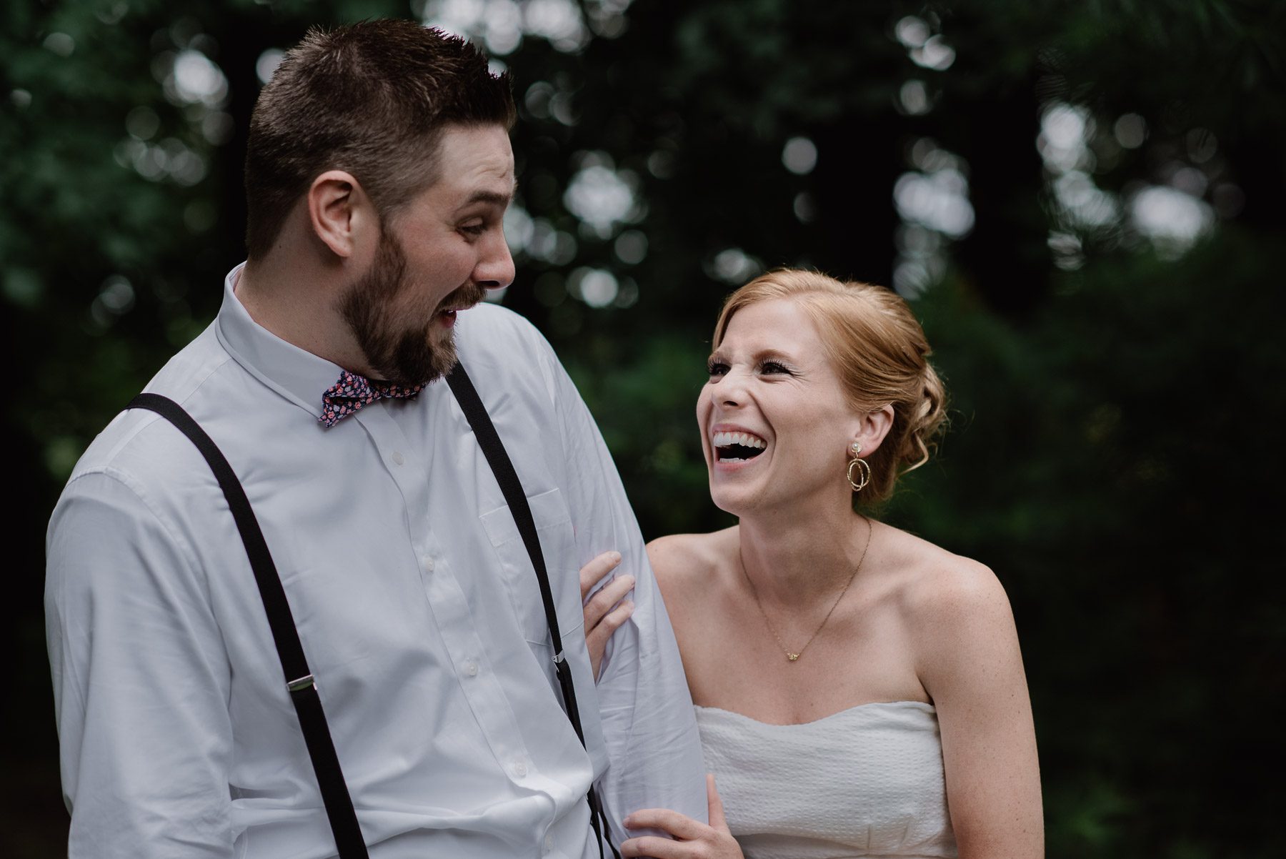 happy wisconsin bride and groom