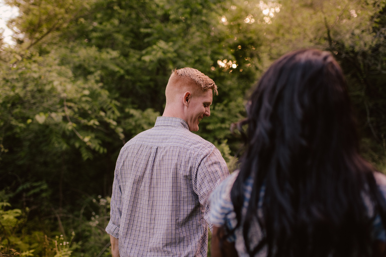 engagement session in madison wi