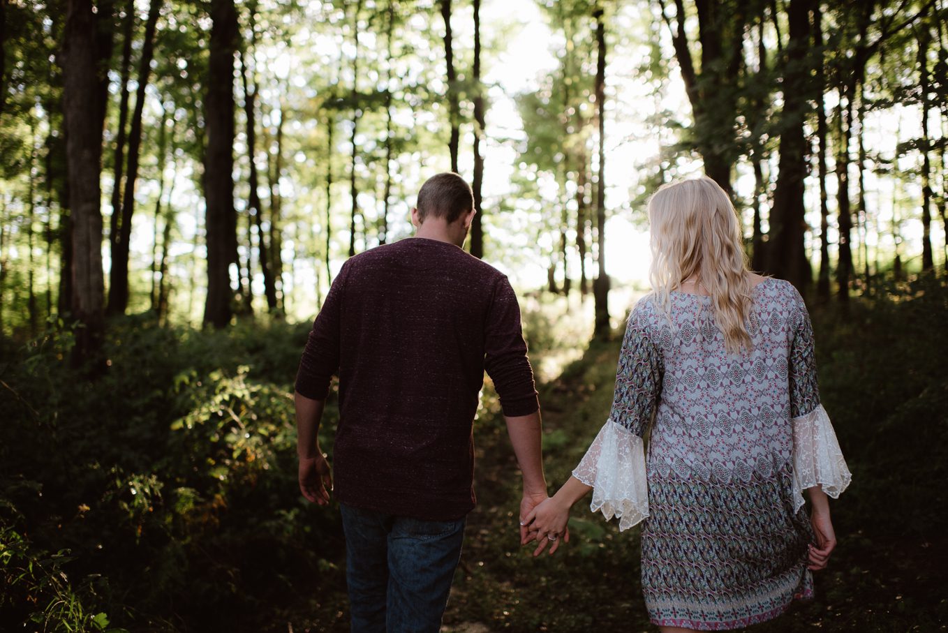 Couple hikes through midwest woods.