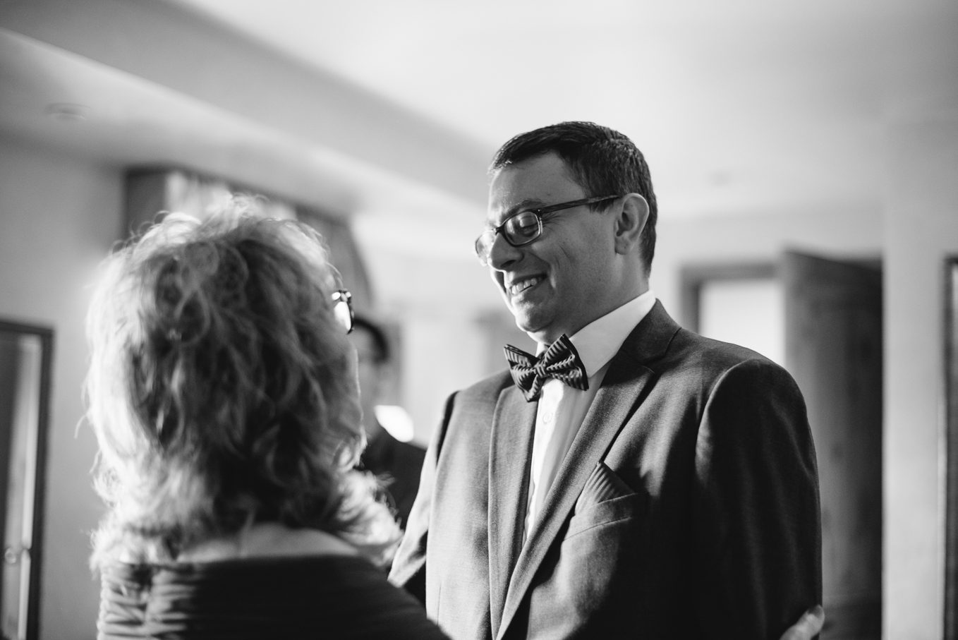Black and white wedding photojournalism.