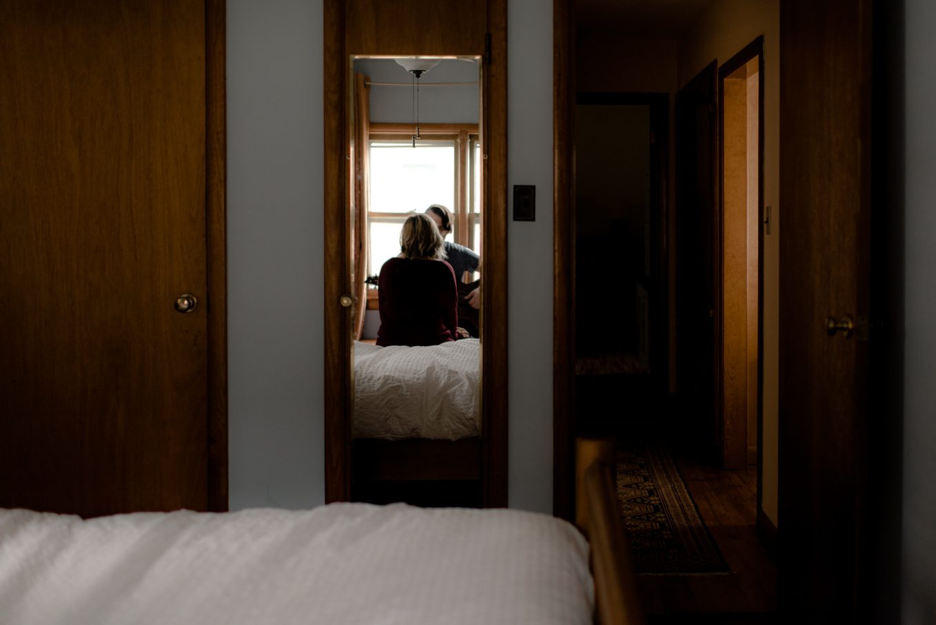 intimate bedroom session