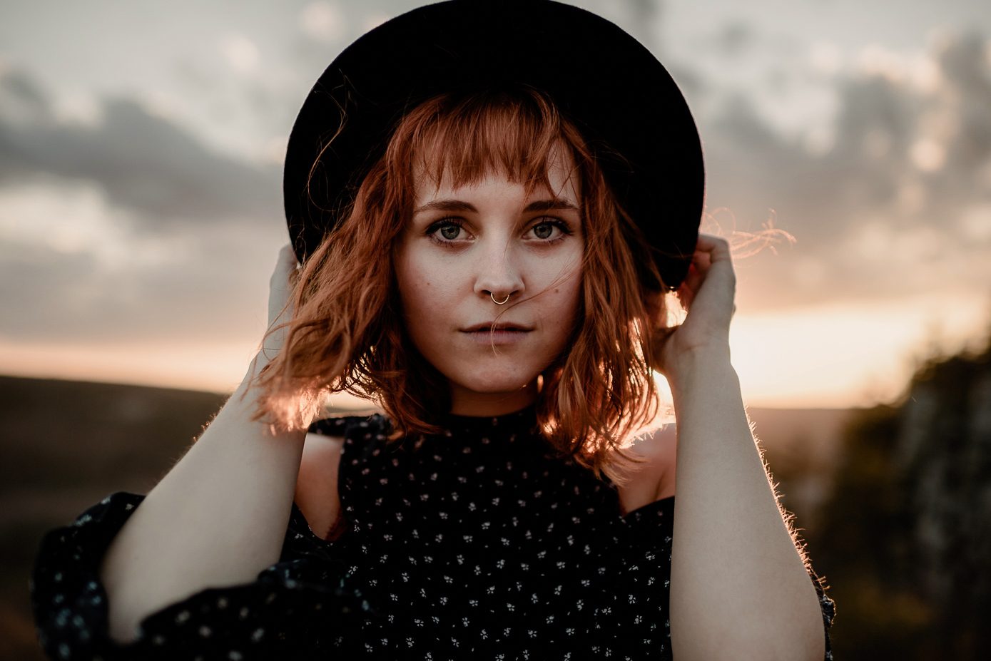 Devils Lake sunset portraits with Baraboo photographer.