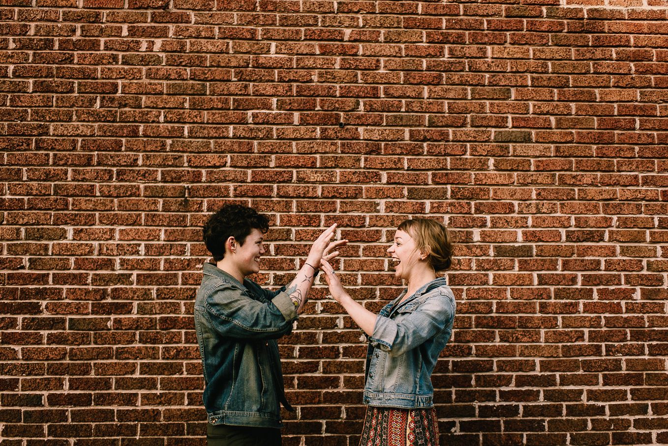 high fives at the crystal corner bar