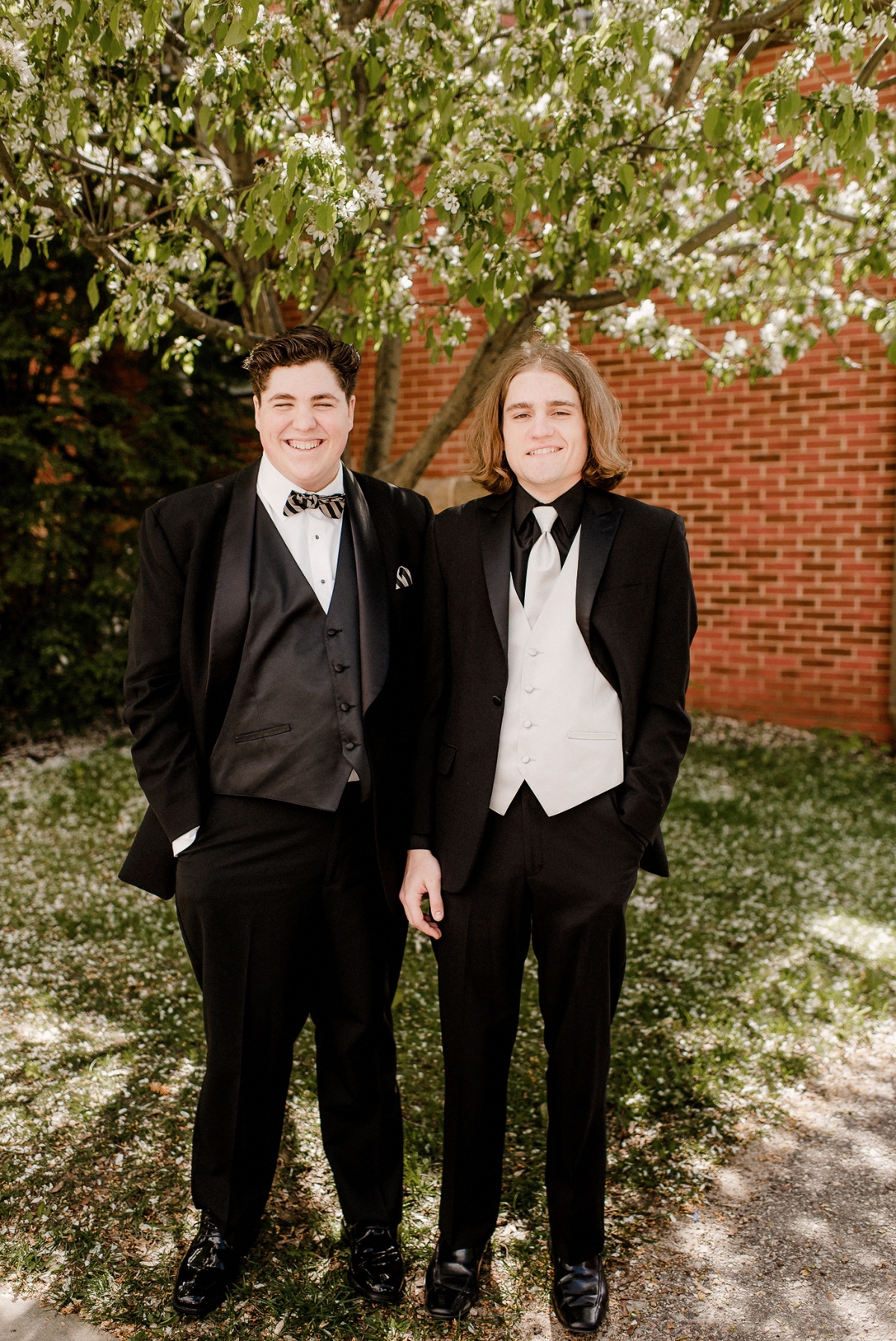 Gentlemen dressed up for Baraboo prom