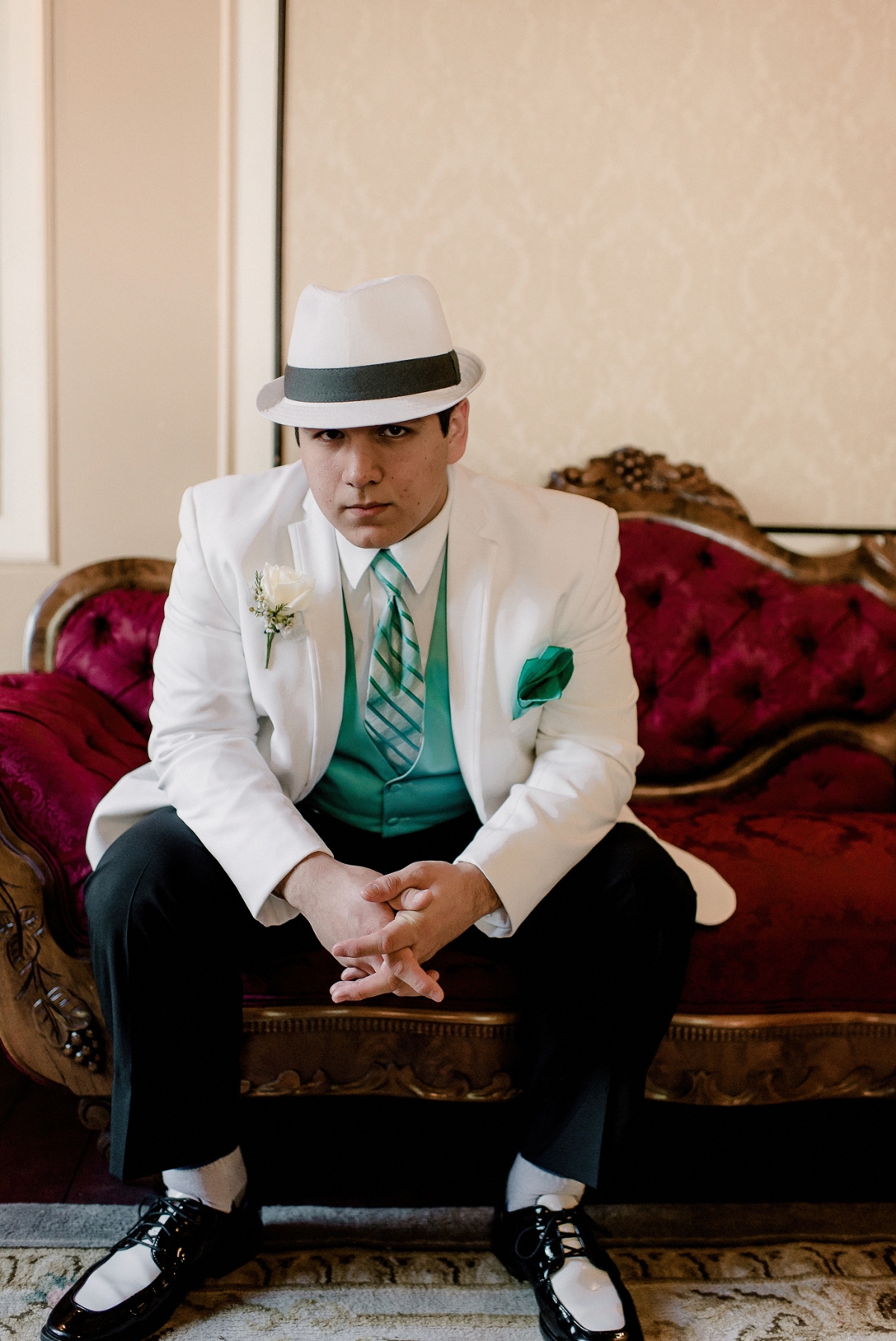 Old school gangster prom outfit