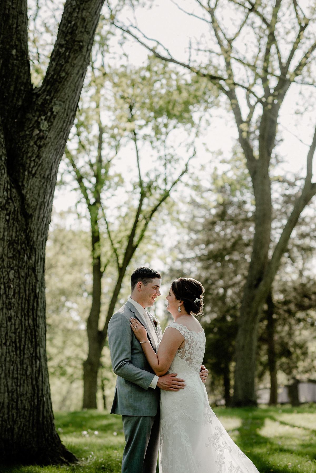 Dom and Garrett during bride and groom portraits