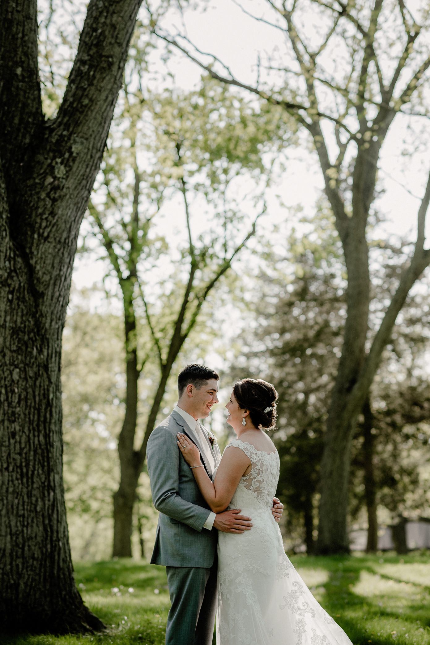 Dom and Garrett during bride and groom portraits