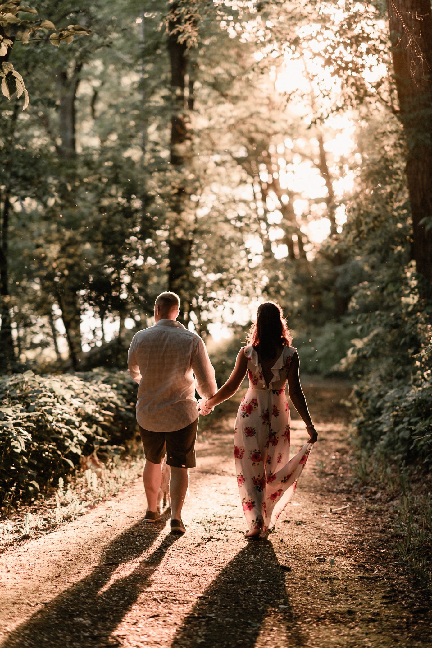 Golden hour sunset portraits in Wisconsin Dells