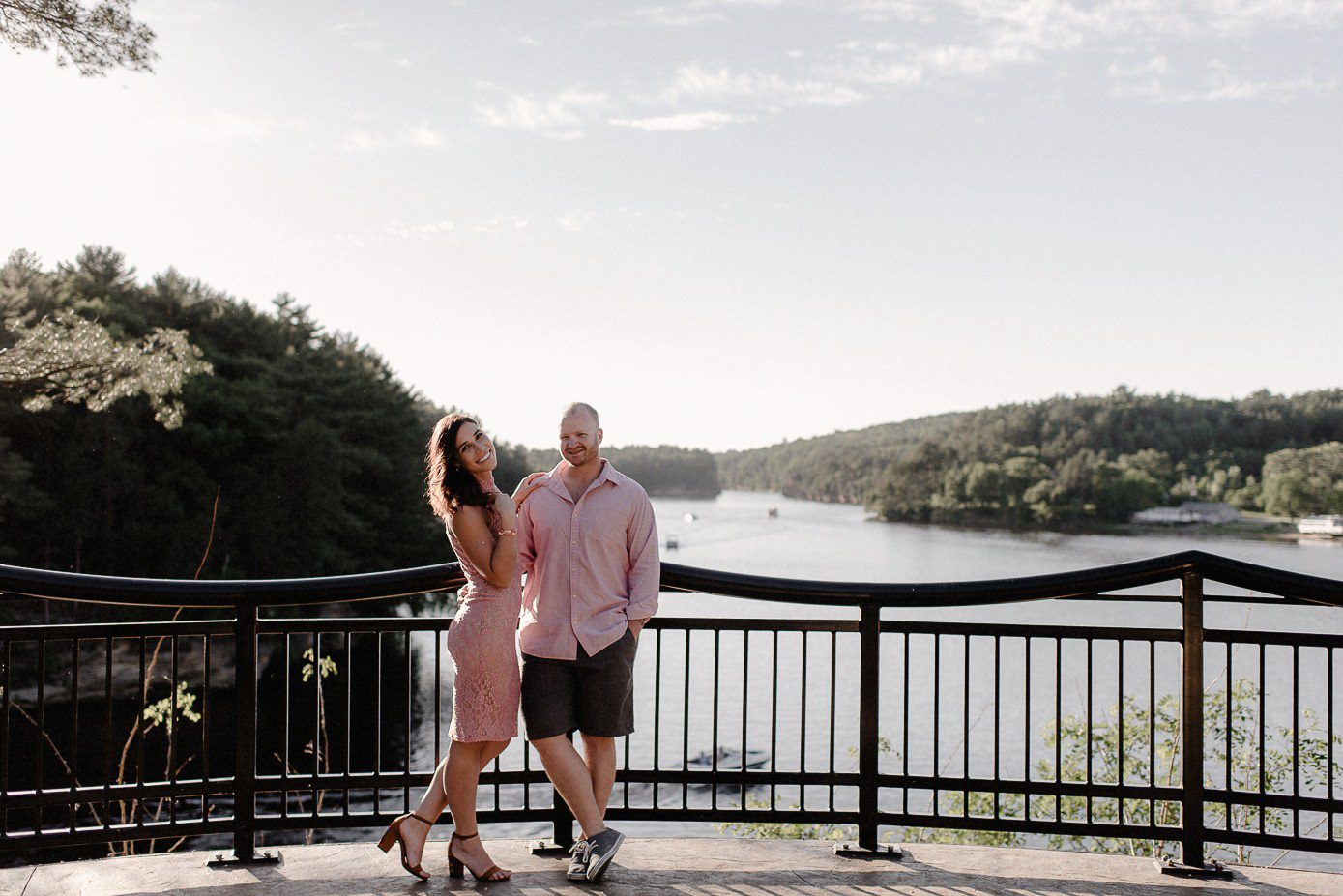 Lifestyle engagement session Wisconsin Dells