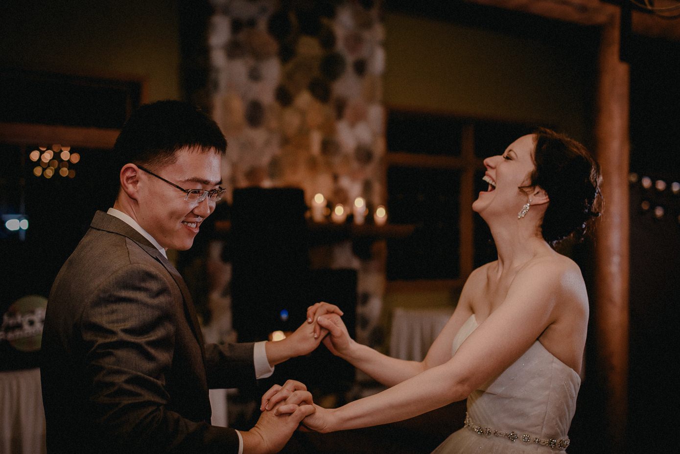 Winter wedding in Baraboo Wisconsin