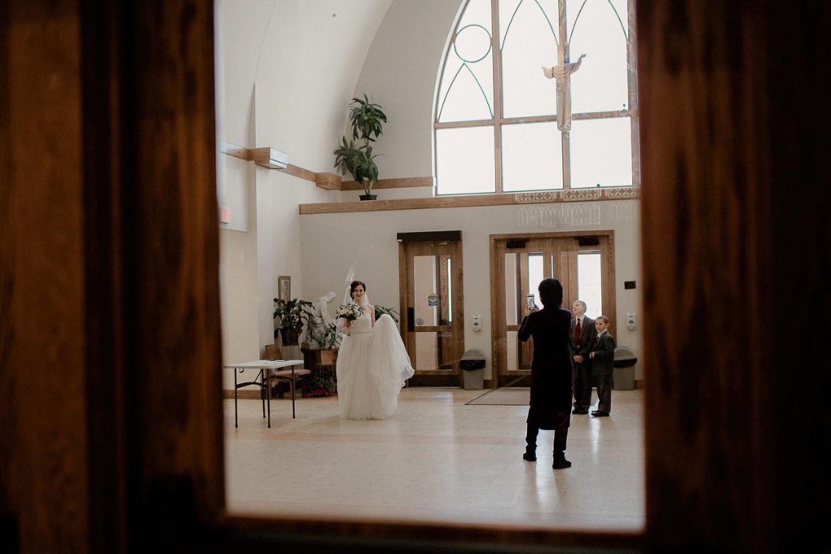Baraboo winter wedding