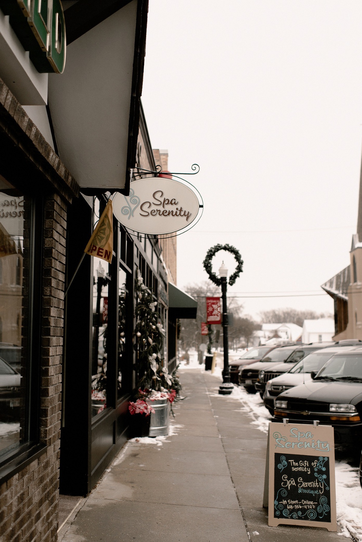 Spa Serenity winter wedding