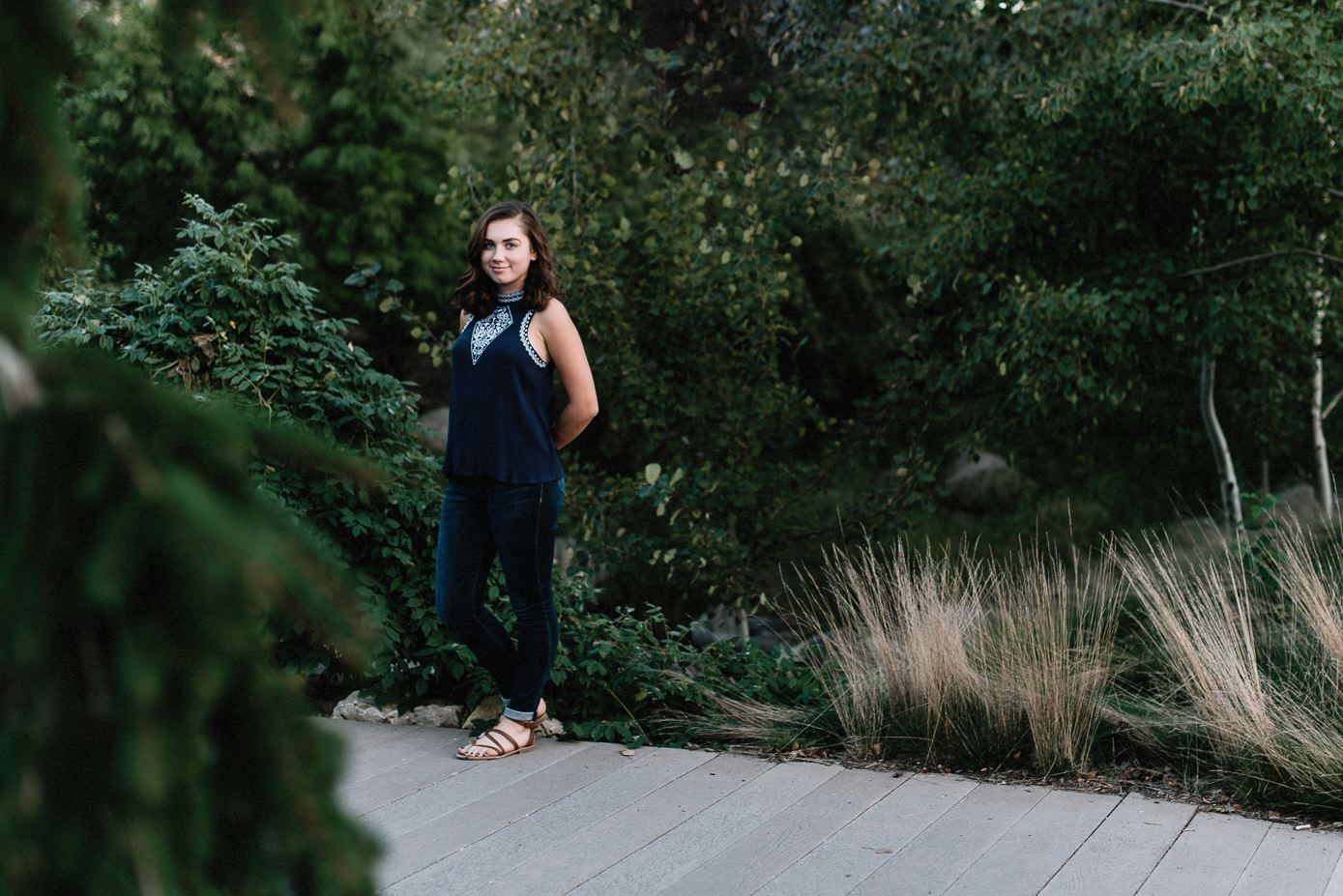 Portrait of high school senior from Waunakee