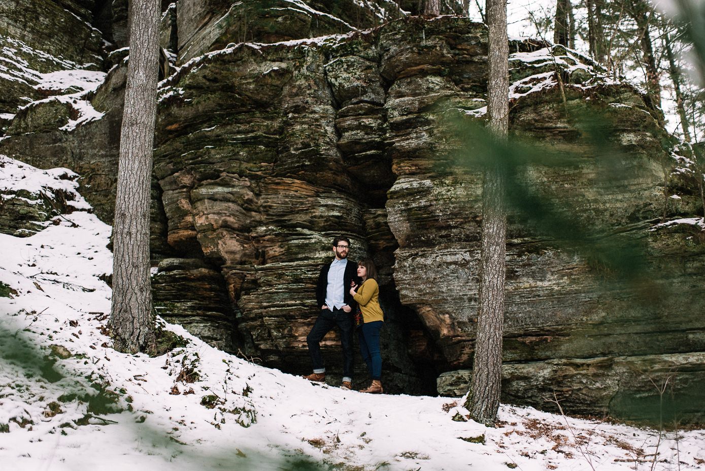 Rocky Arbor Winter Anniversary session