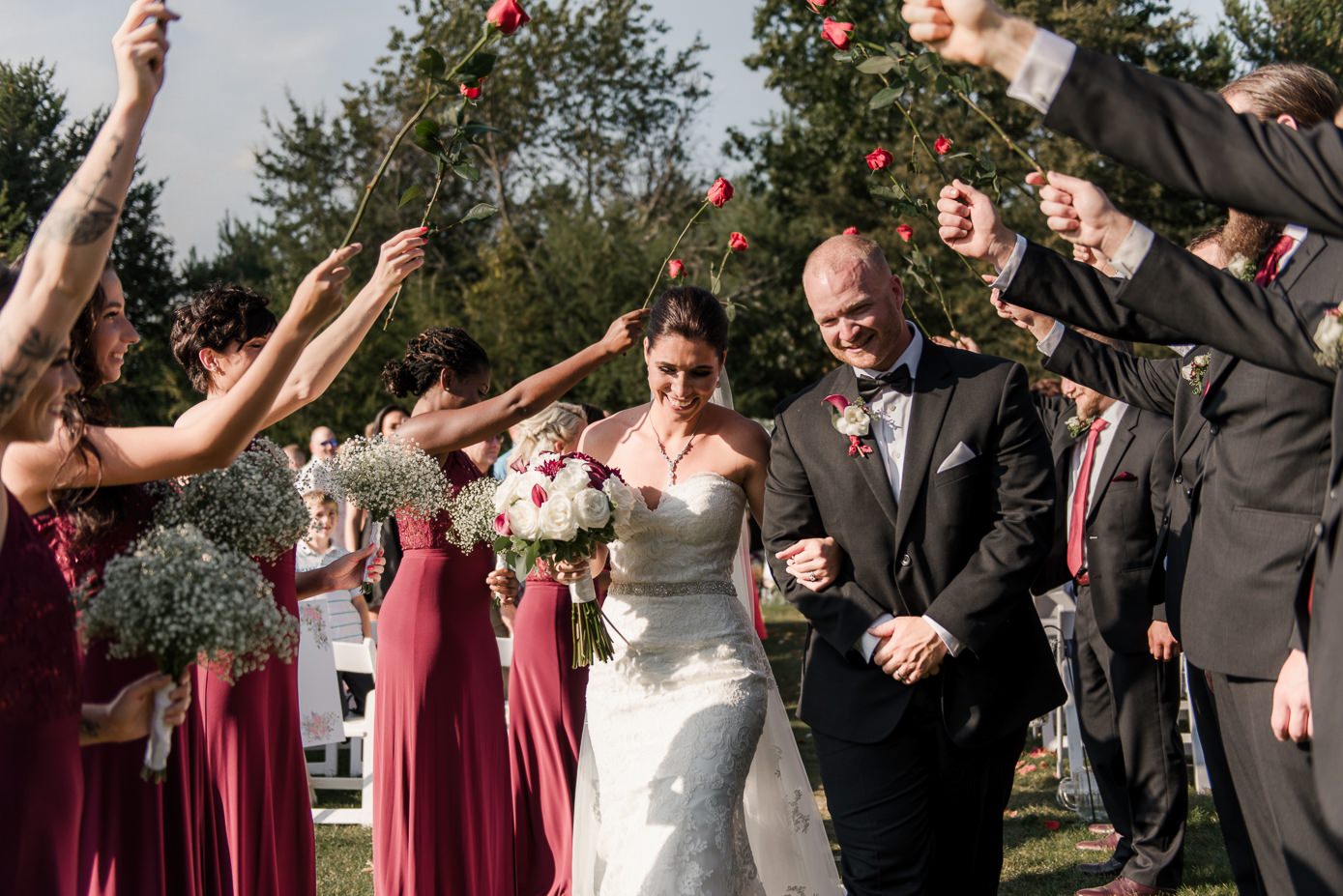 Wisconsin Dells outdoor wedding