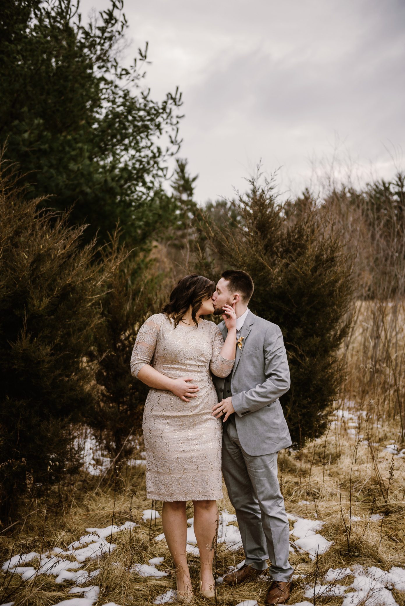 Wisconsin Dells winter wedding