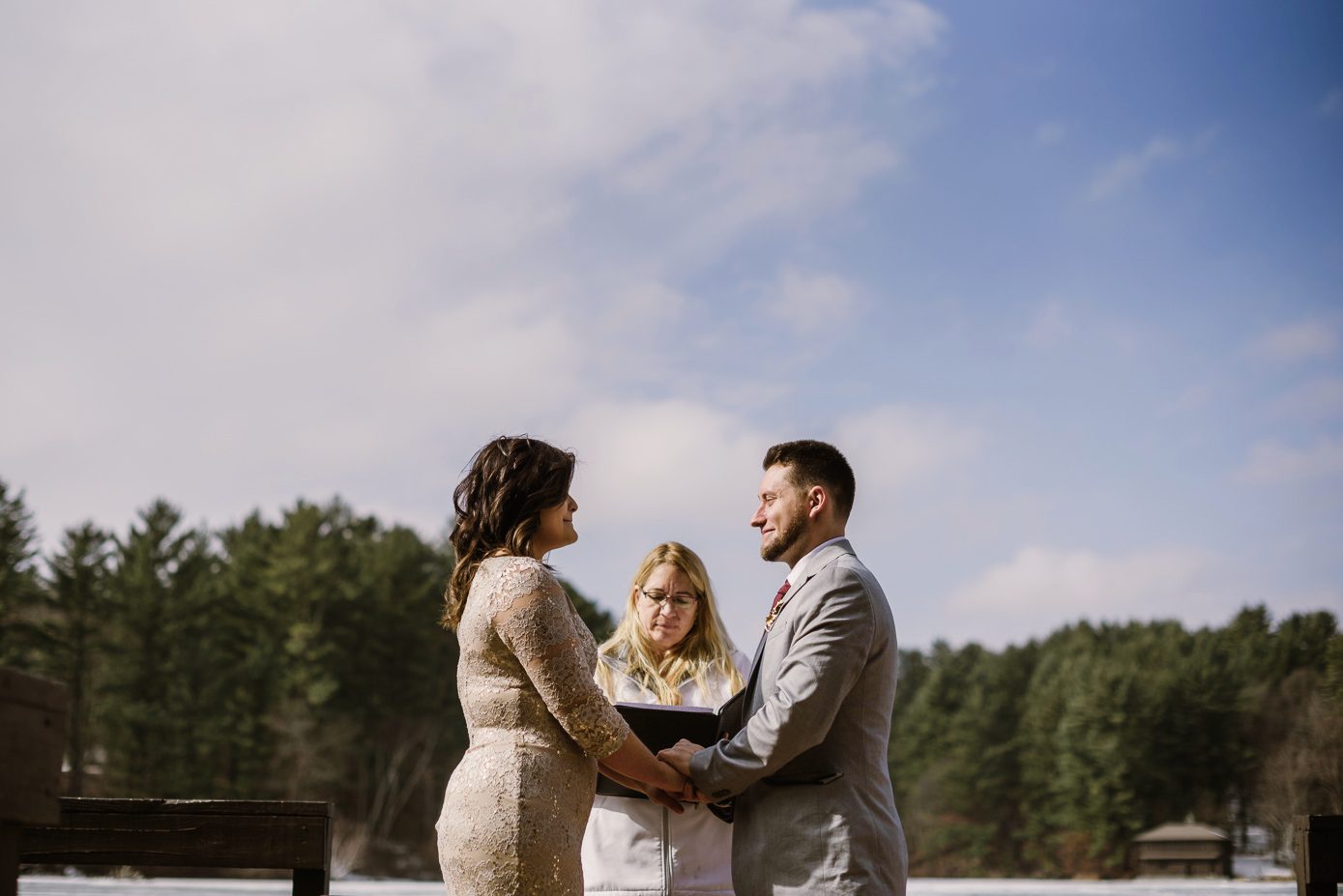Wedding at Mirror Lake Wisconsin