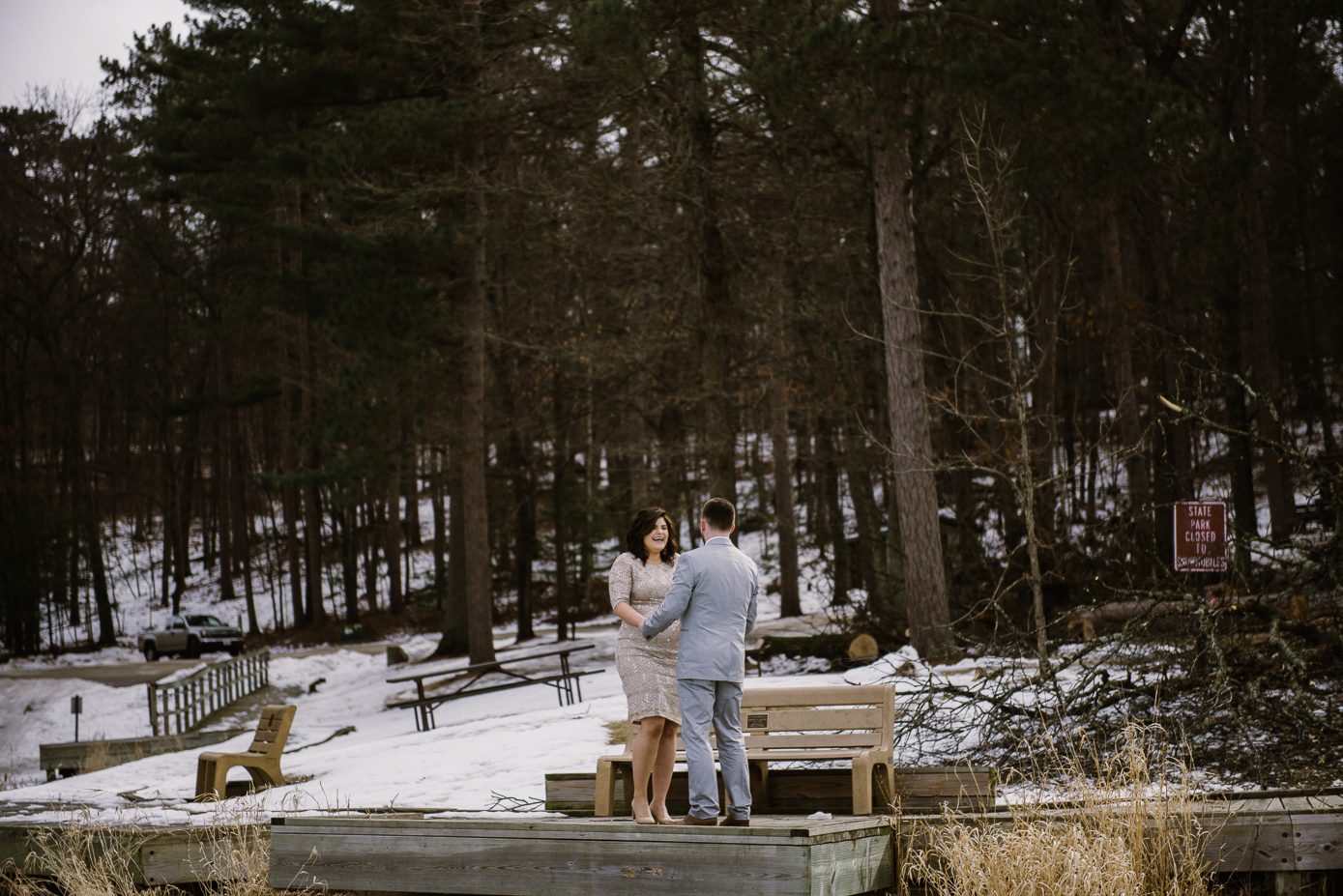 Mirror Lake WI elopement