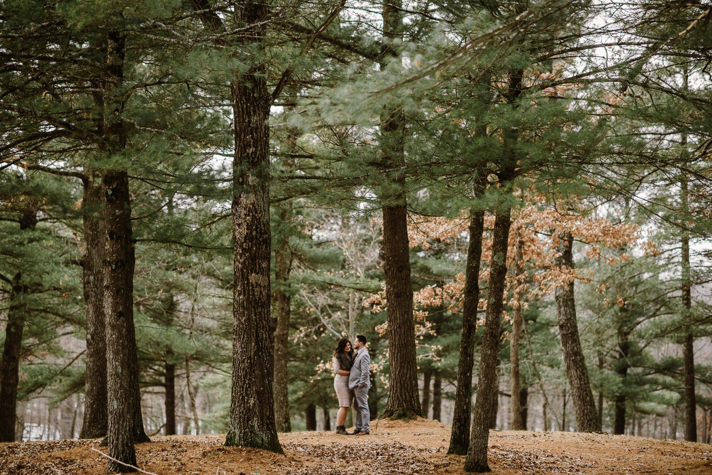 Mirror Lake forest wedding.