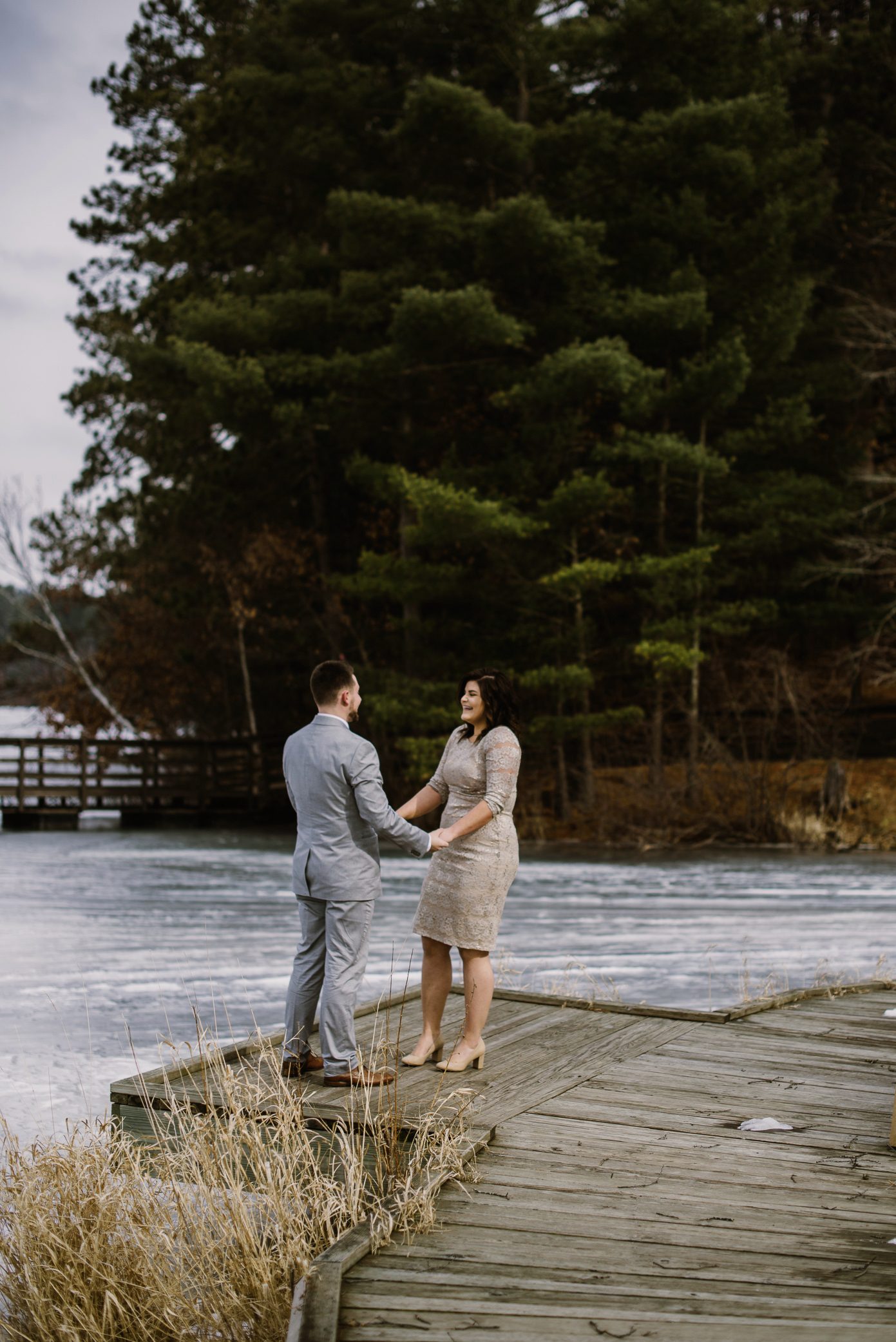 Wisconsin Dells Mirror Lake elopement