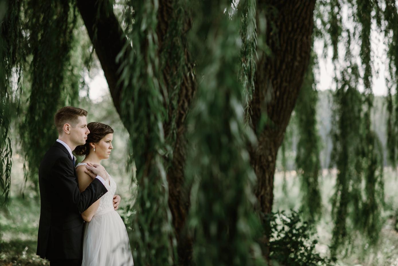Madison WI bride and groom