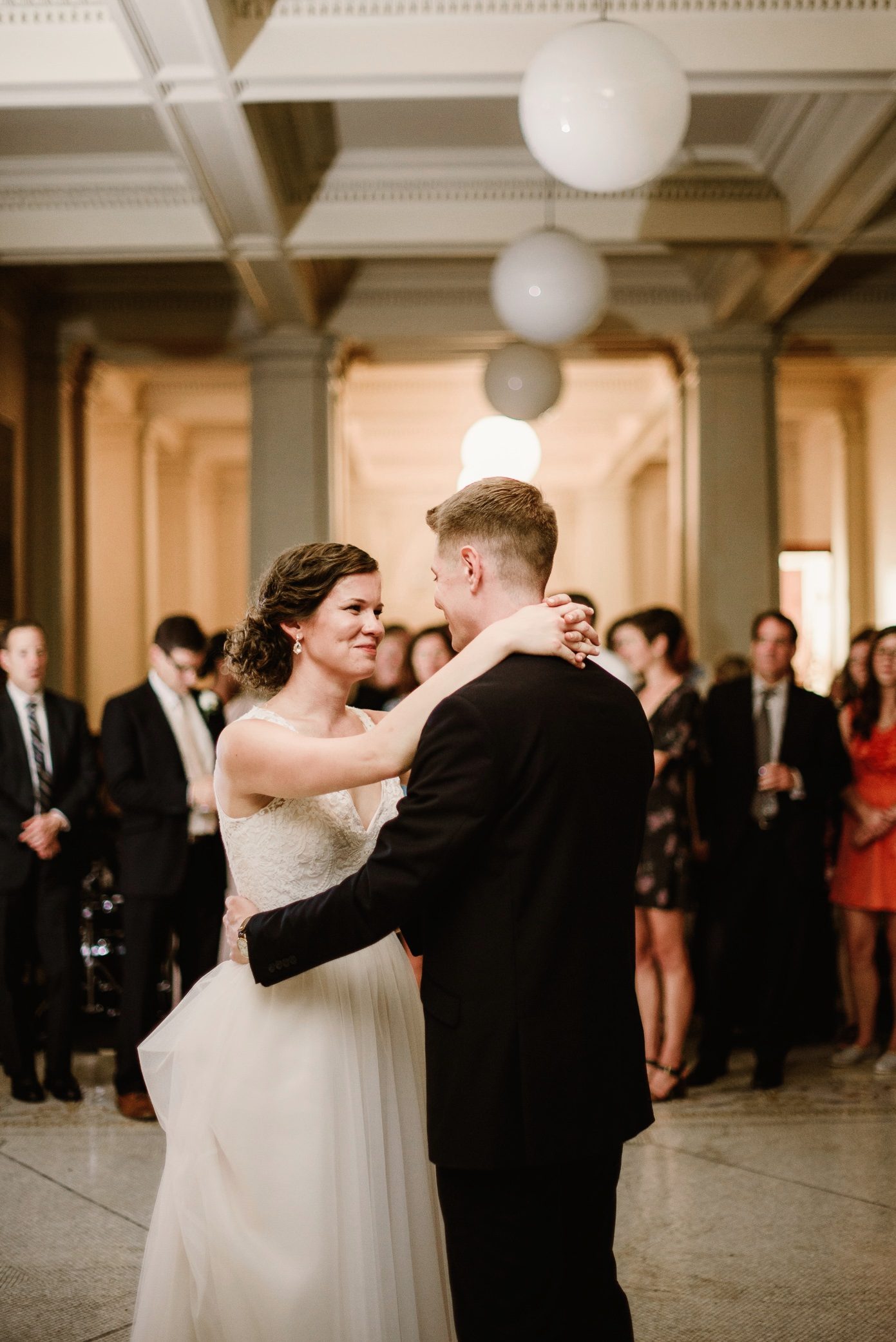 Couples first dance at Wisconsin Historical Society