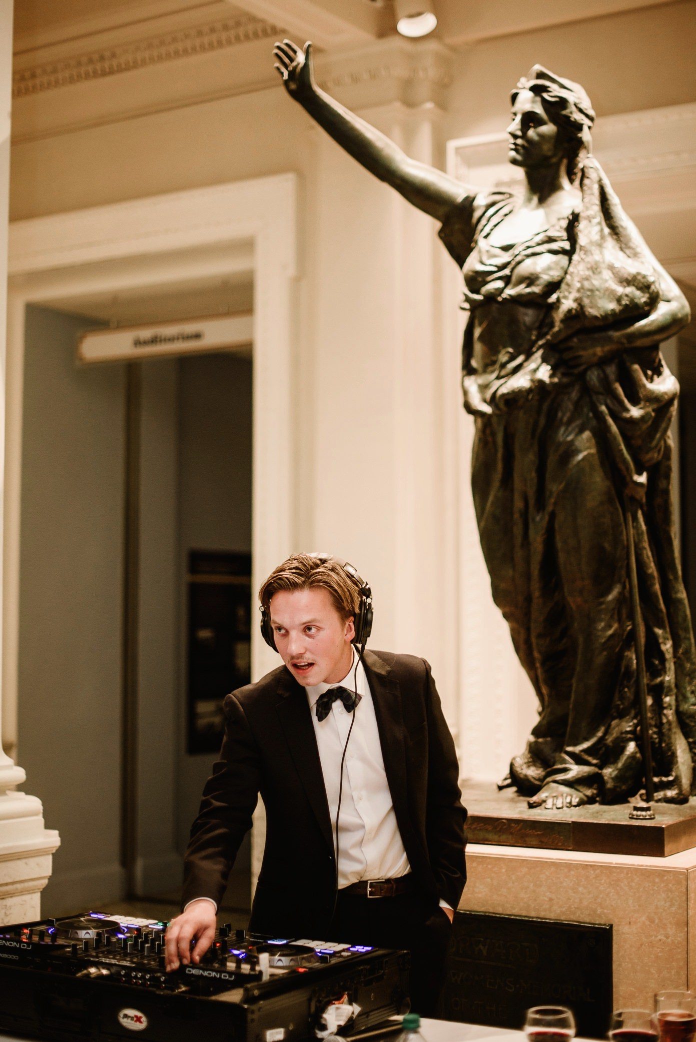 DJ at Wisconsin Historical Society