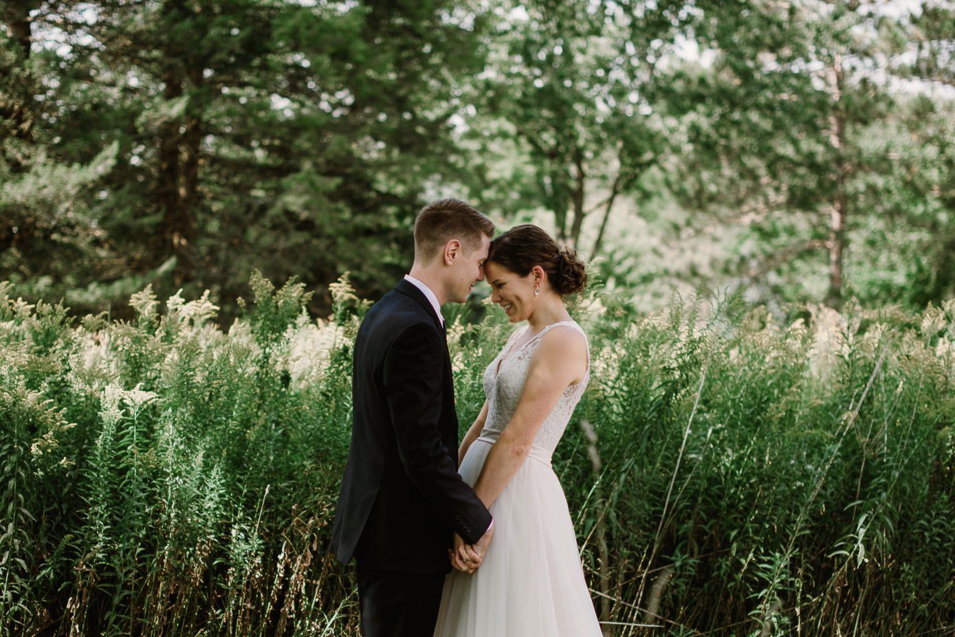 Madison WI wedding first look