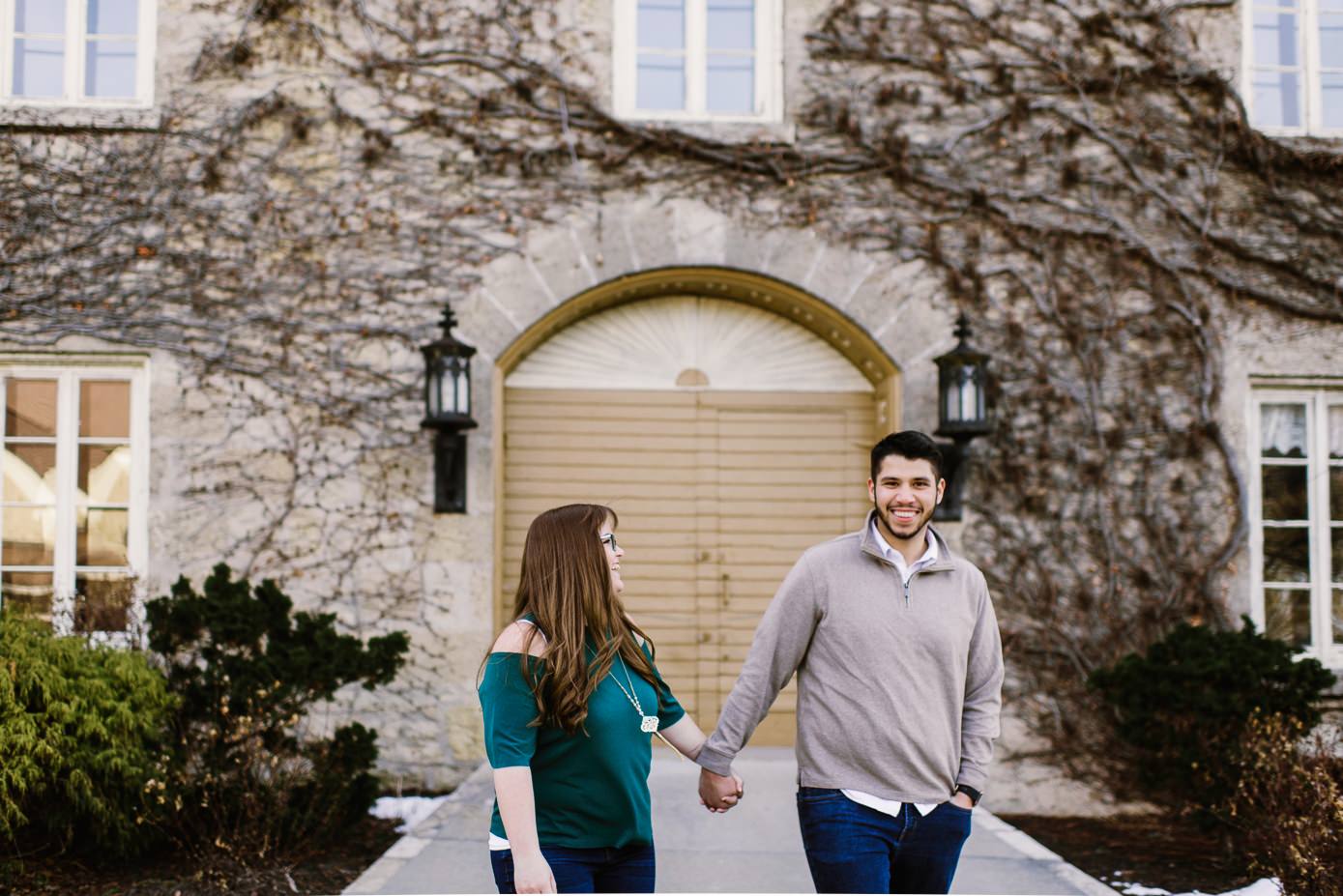 Wollersheim winery engagement with Sauk wedding photographer