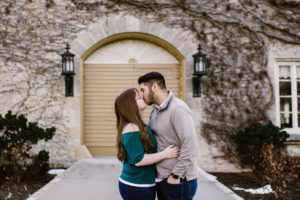 Wollersheim winery engagement with Sauk wedding photographer