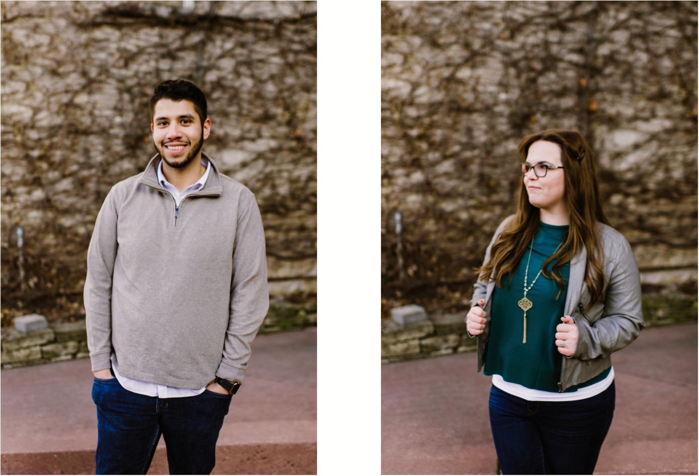 Wollersheim winery engagement with Sauk wedding photographer