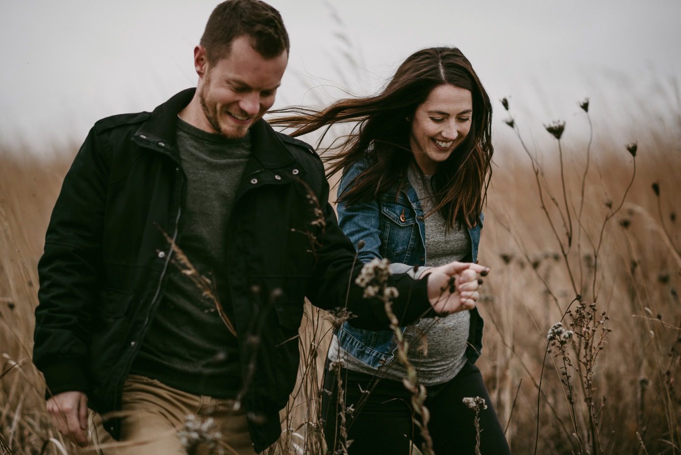 April Zelenka during Madison maternity session with Kate Senger Photography