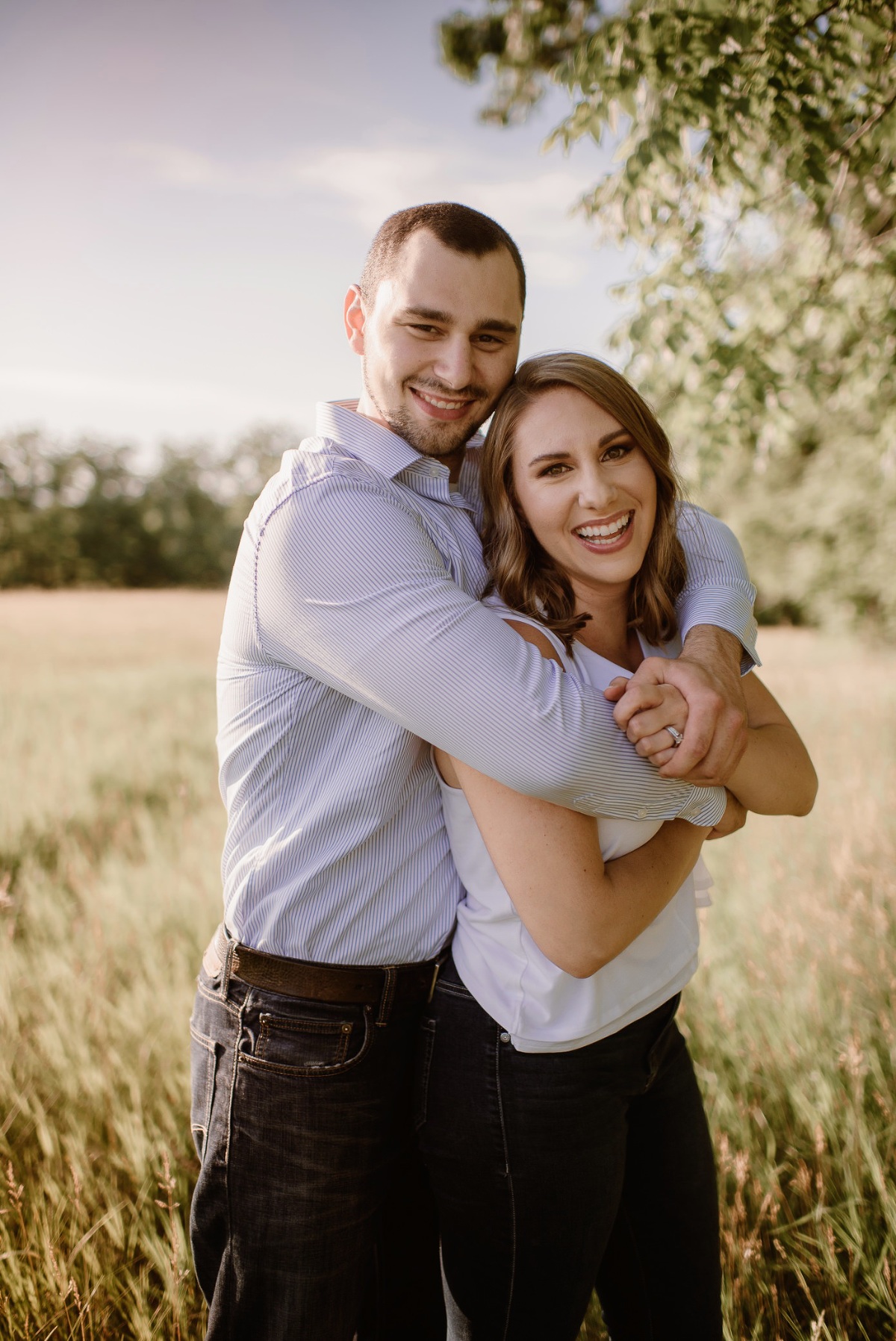 Madison engagement session in summer