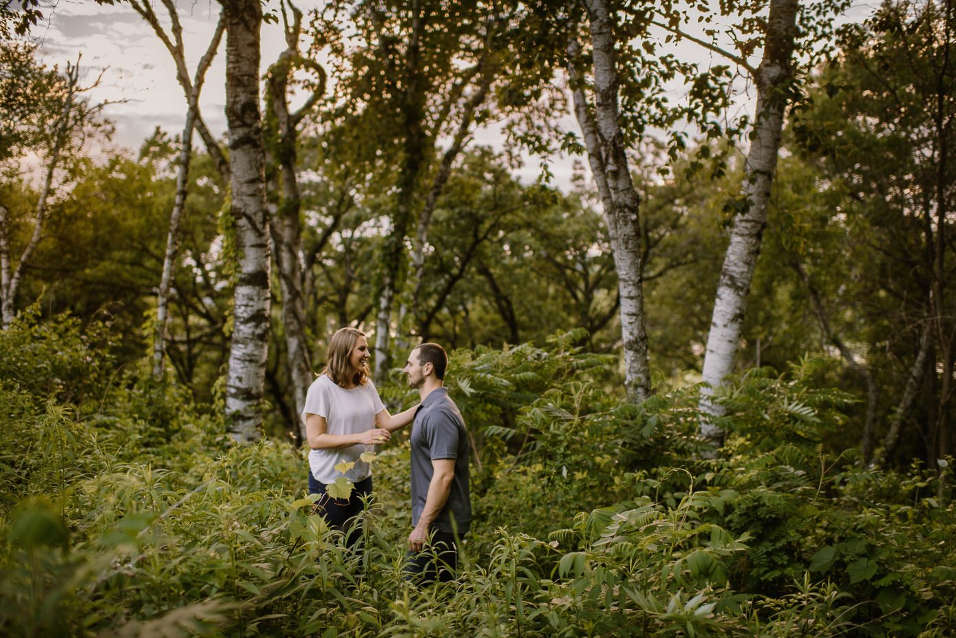 Indian Lake engagement session with Kate Senger Photography