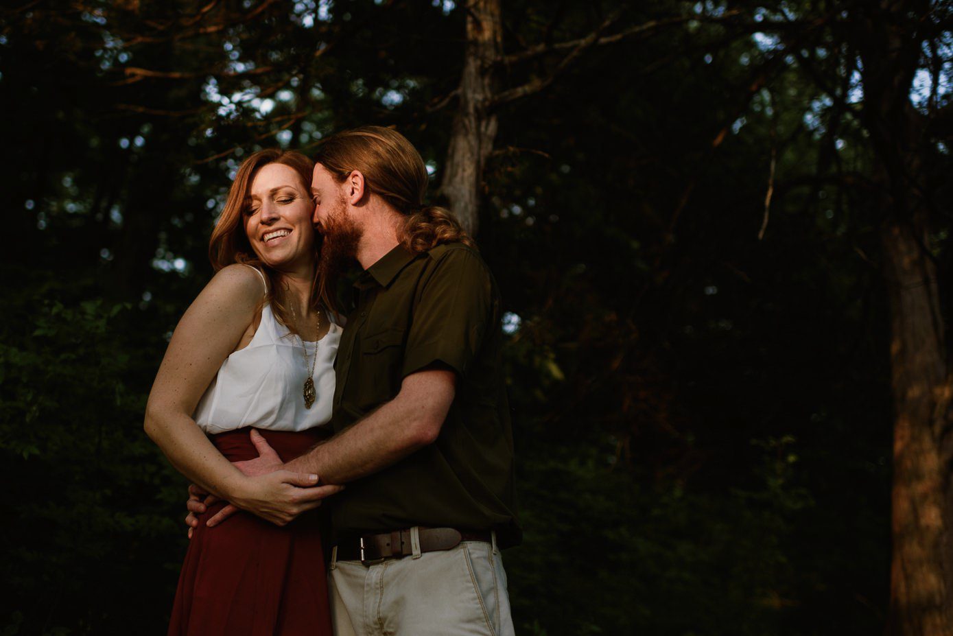 Wisconsin outdoor engagement session