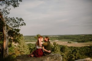 Amazing Wisconsin overlook at Gibraltar Rock