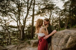 Gibraltar Rock at sunset
