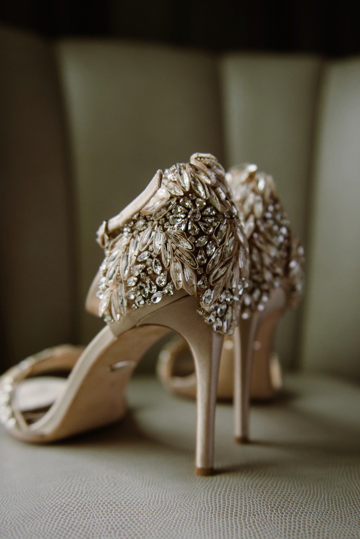 Badgley Mischka bridal shoes