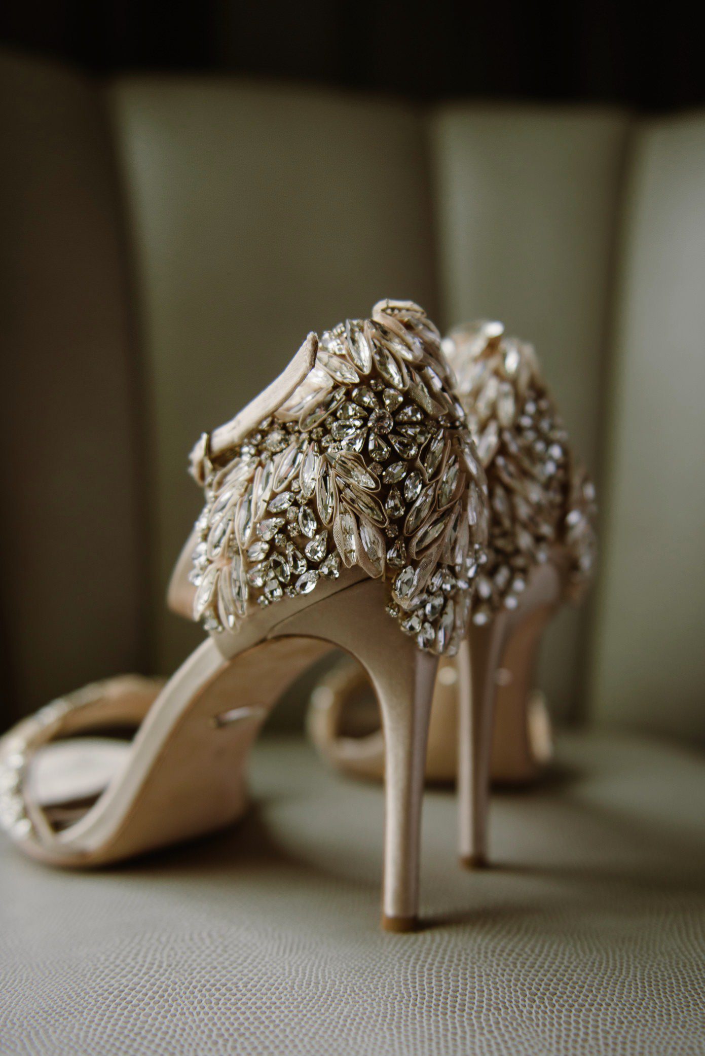 Badgley Mischka bridal shoes