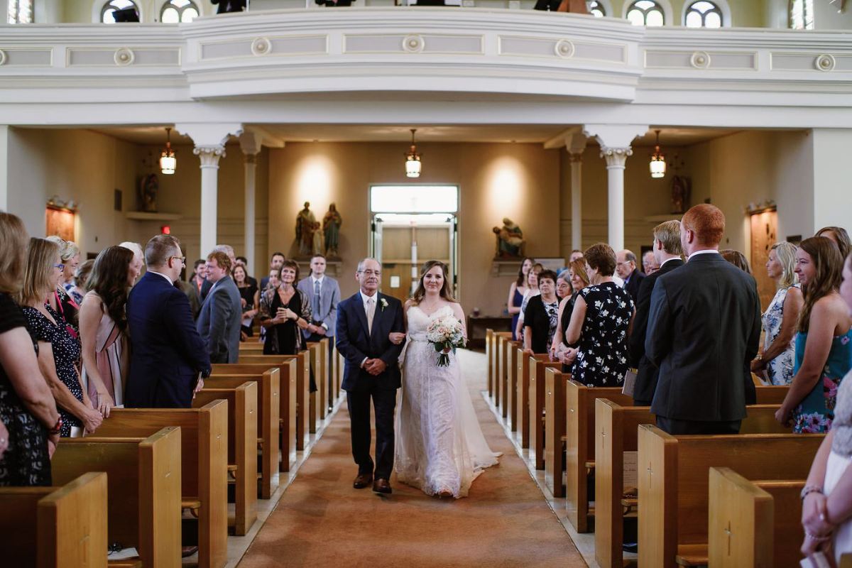Milwaukee wedding at St Hedwig Three Holy Women Parish