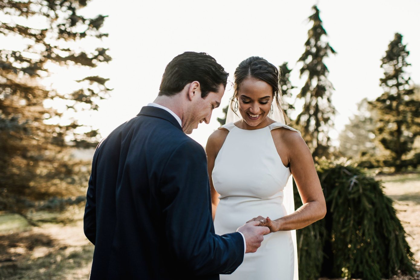 Wedding photography at Madison UW Arboretum
