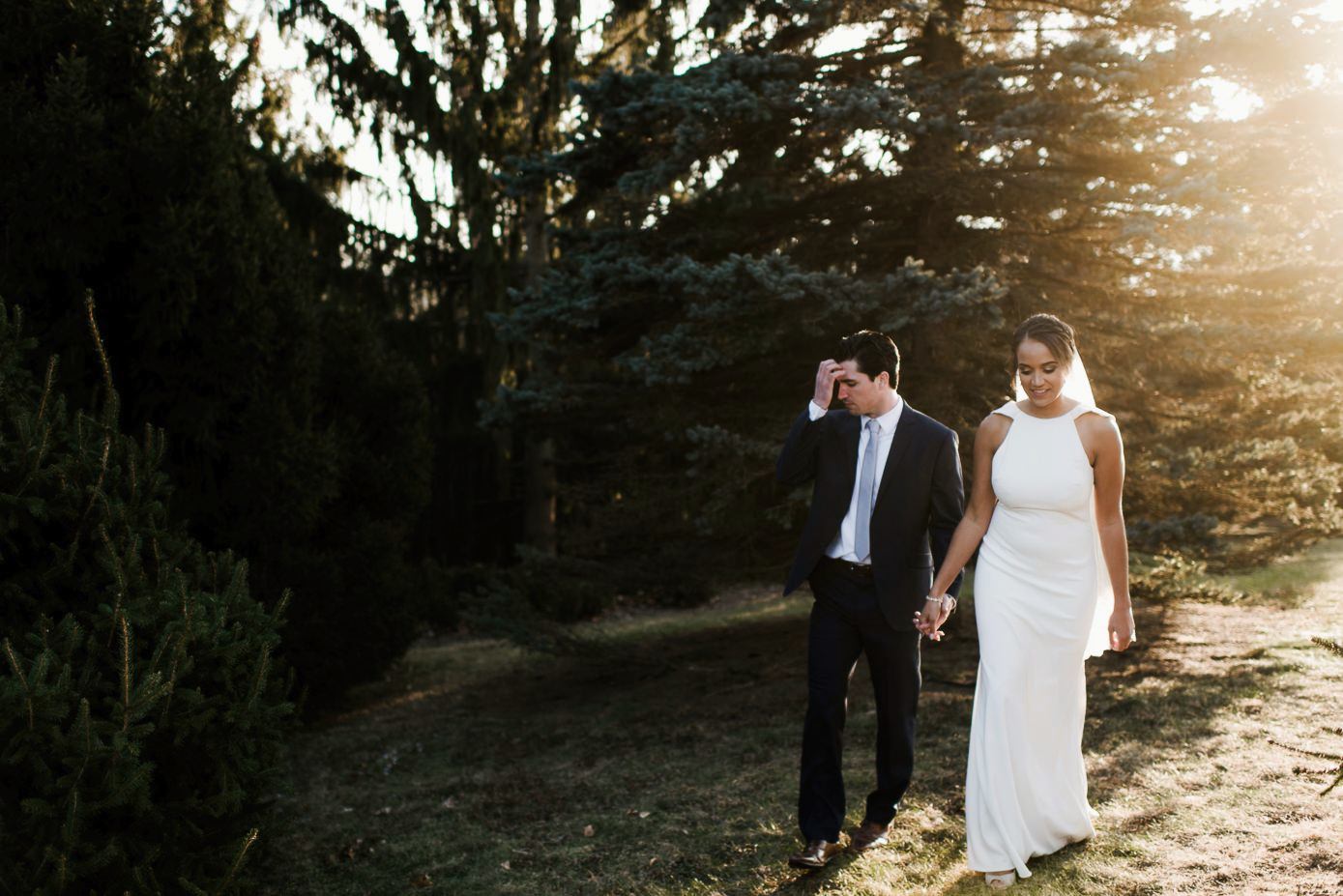 Wedding photography at Madison UW Arboretum