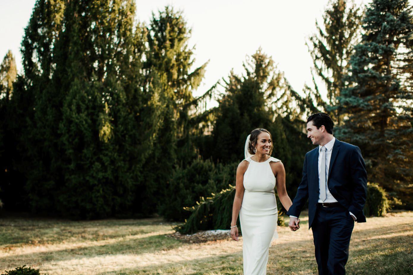 Wedding photography at Madison UW Arboretum