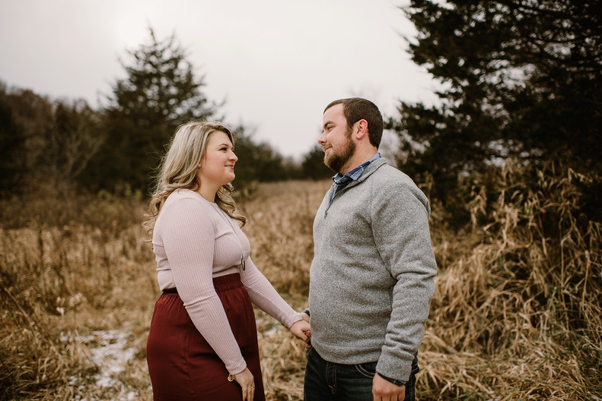 Madison Wedding Photographer-Gibraltar Rock fall engagement session-Wisconsin engagement photos