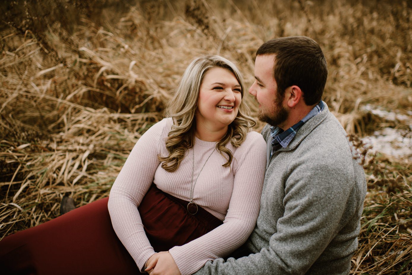 Madison Wedding Photographer-Gibraltar Rock fall engagement session-Wisconsin engagement photos