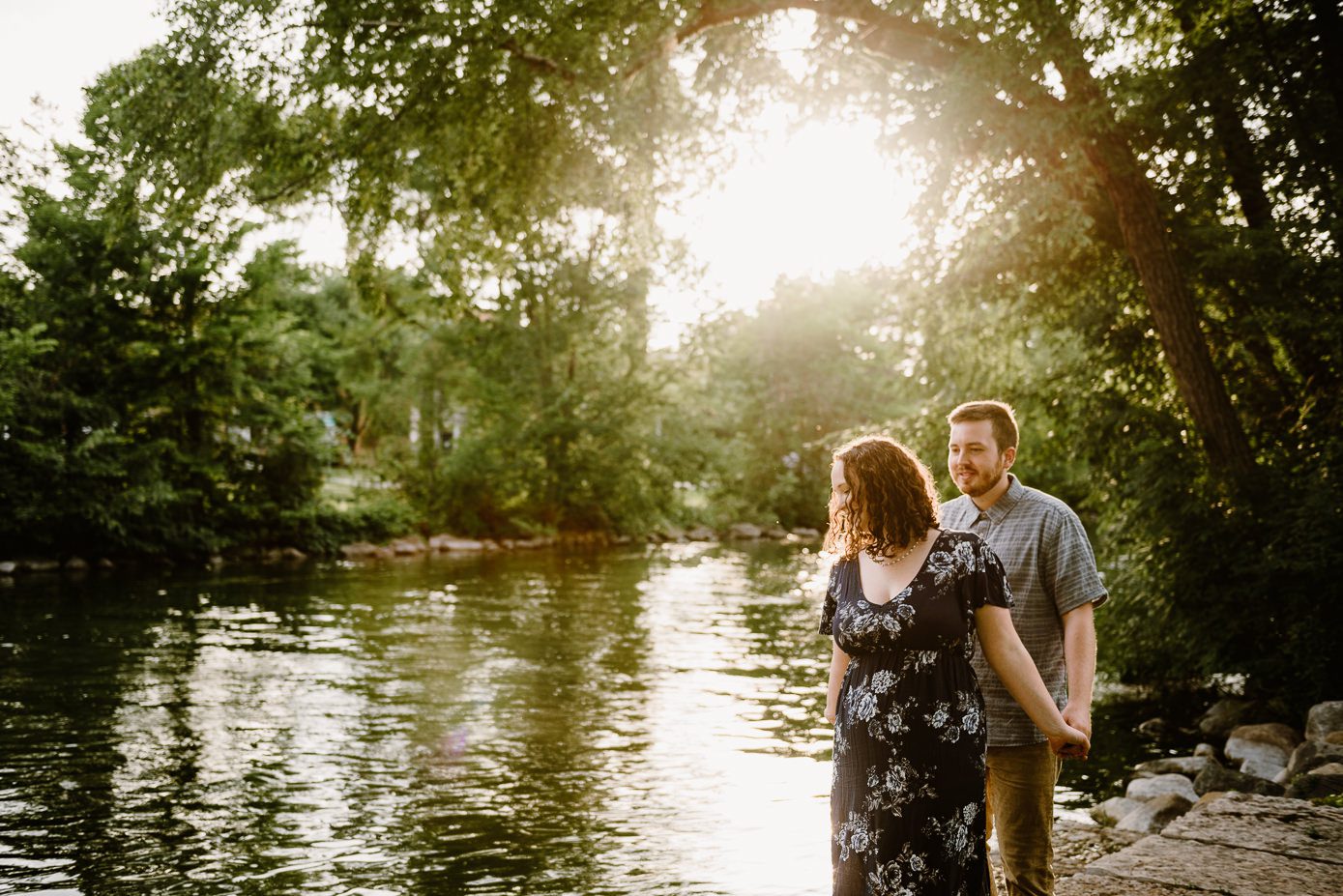 Madison Engagement - Lovers at Golden Hour - Kate Senger