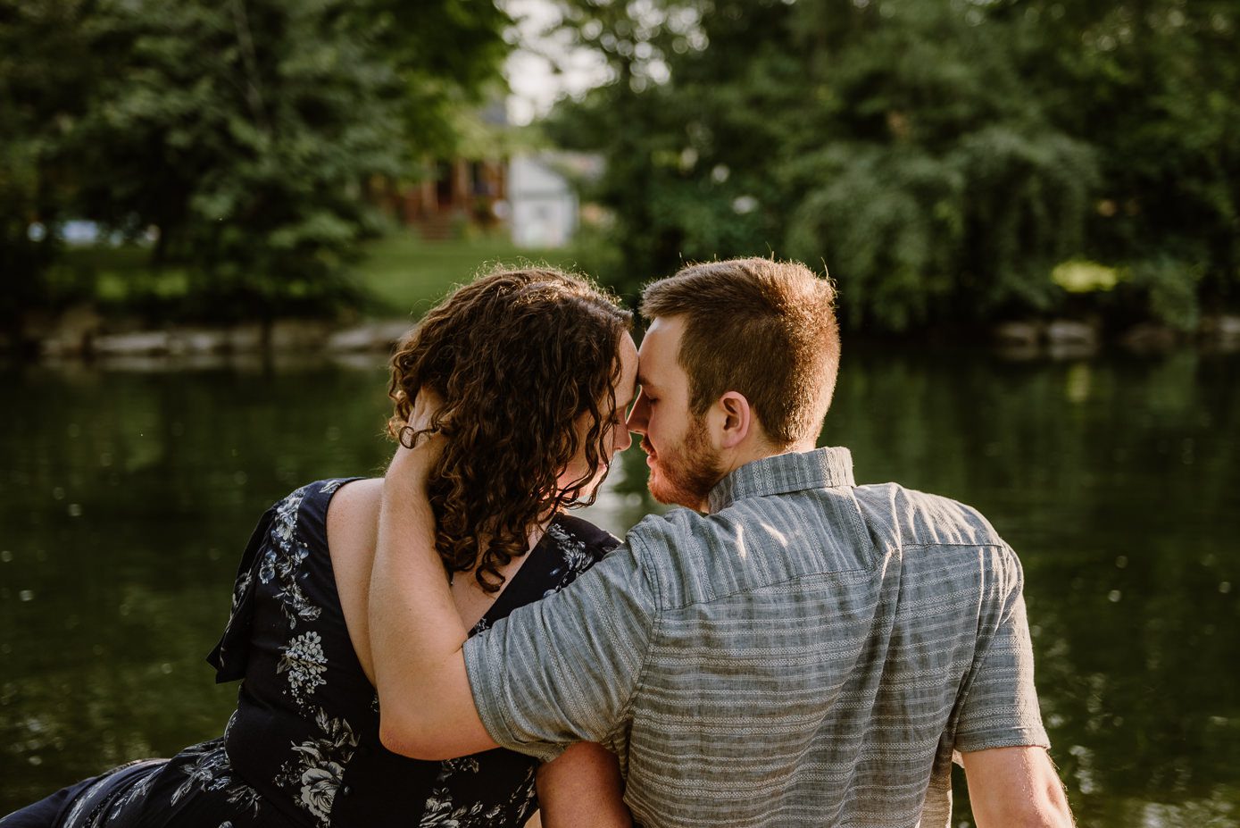Madison Engagement - Lovers at Golden Hour - Kate Senger