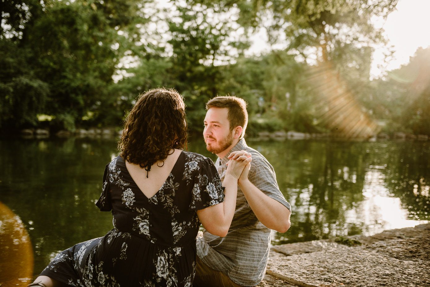 Madison Engagement - Lovers at Golden Hour - Kate Senger