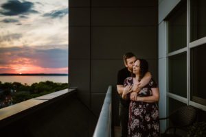 Madison Engagement at Sunset - Kate Senger Photography