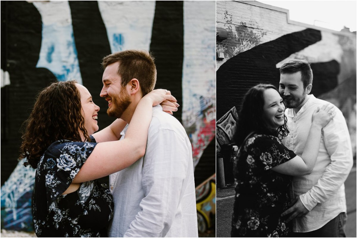 Madison Engagement - City Engagement Session - Kate Senger Photography